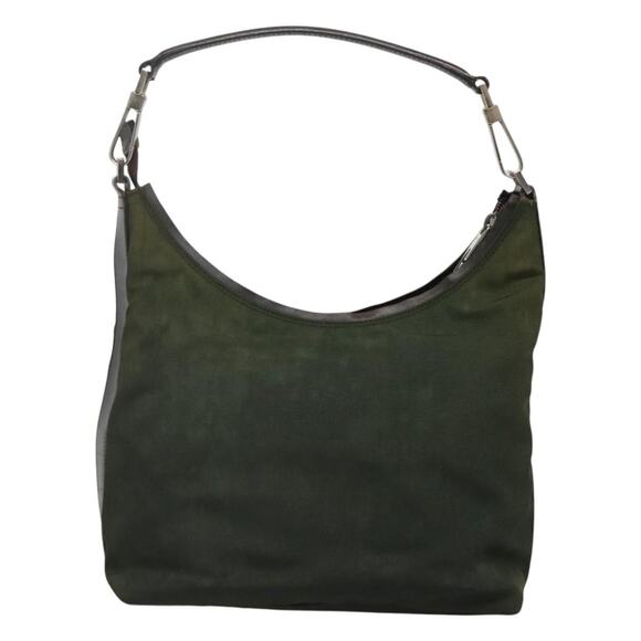 GUCCI Shoulder Bag Canvas Khaki 000 000 - Picture 3 of 12